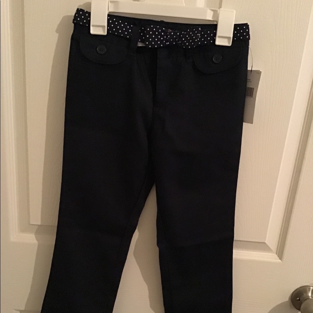 Girls Rainbow Trendy Uniform Pants Size 8